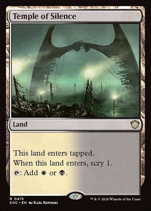 Temple of Silence - SOC - 415