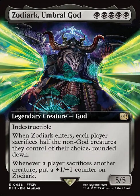 Zodiark, Umbral God (Extended Art) (Foil) - FIN - 456