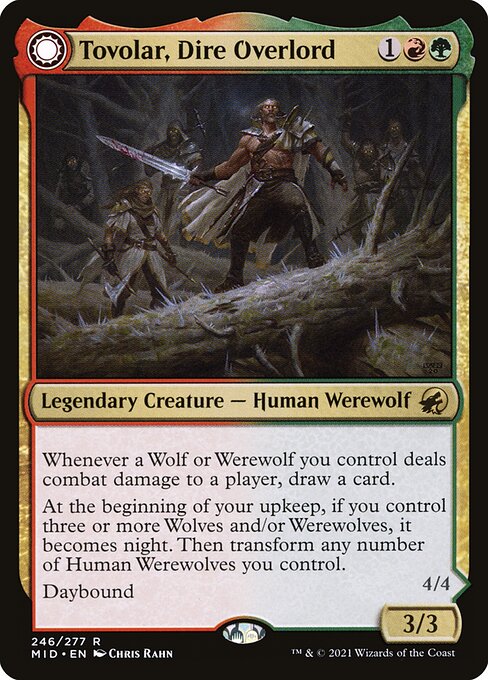 Tovolar, Dire Overlord (Foil) - MID - 246