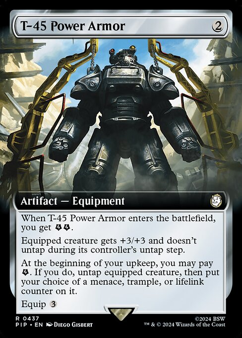 T-45 Power Armor (Extended Art) - PIP - 437