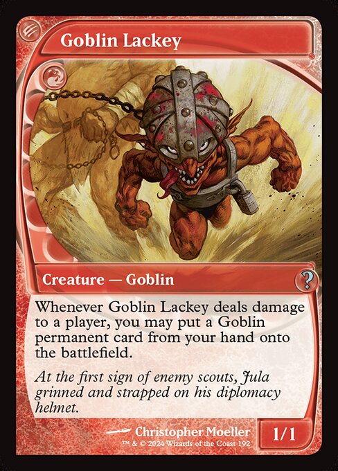 Goblin Lackey (Future Sight) - MB2 - 192