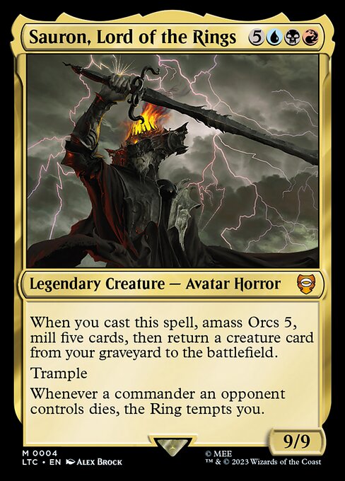 Sauron, Lord of the Rings - LTC - 4