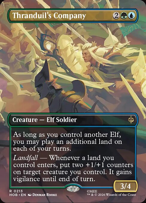 Thranduil's Company (Borderless) (Foil) - HOB - 213