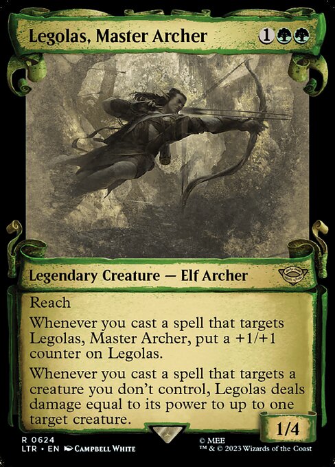 Legolas, Master Archer (Showcase Scrolls) - LTR - 624