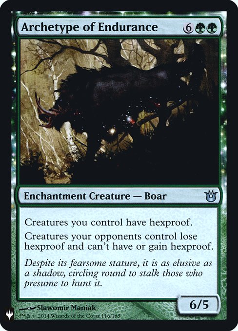 Archetype of Endurance (Foil) - PLST - BNG-116