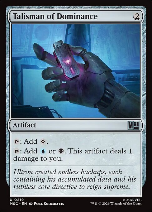 Talisman of Dominance - MSC - 219