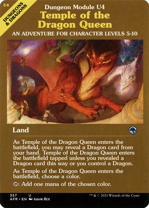 Temple of the Dragon Queen (Dungeon Module) (Foil) - AFR - 357