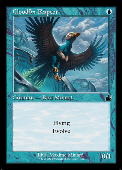 Cloudfin Raptor (Retro Frame) (Foil) - RVR - 310