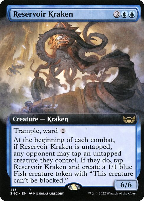 Reservoir Kraken (Extended Art) (Foil) - SNC - 413