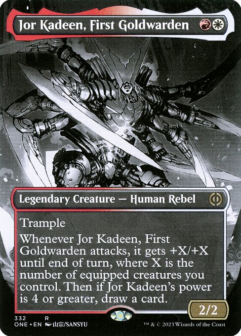 Jor Kadeen, First Goldwarden (Borderless) (Foil) - ONE - 332