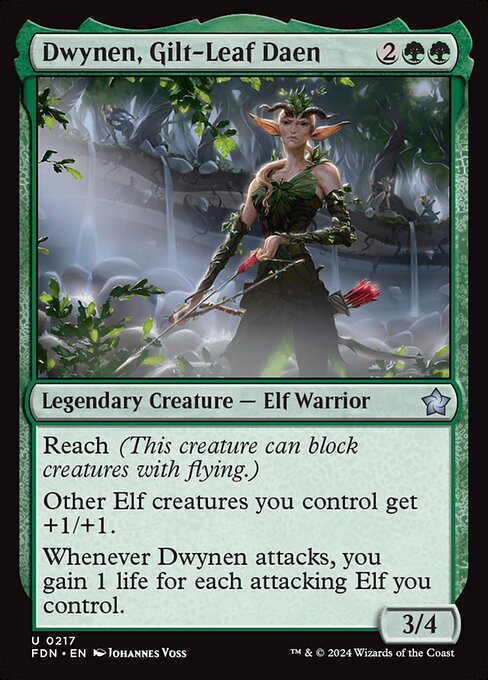 Dwynen, Gilt-Leaf Daen (Foil) - FDN - 217