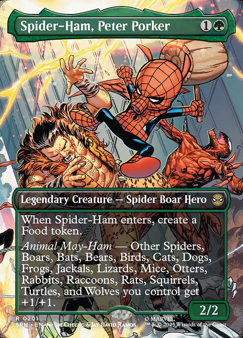 Spider-Ham, Peter Porker (Borderless) - SPM - 201