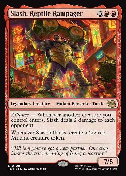 Slash, Reptile Rampager (Foil) - TMT - 108