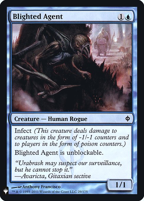 Blighted Agent (Foil) - PLST - NPH-29