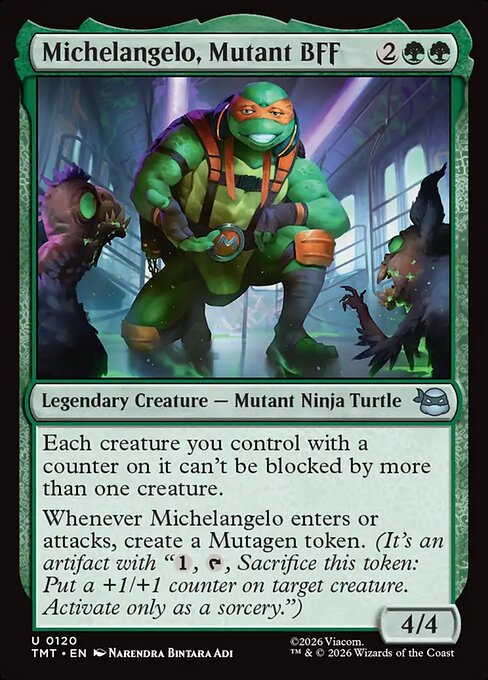 Michelangelo, Mutant BFF - TMT - 120