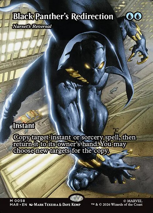 Black Panther's Redirection - Narset's Reversal (Borderless) - MAR - 58