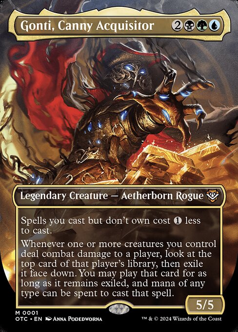 Gonti, Canny Acquisitor (Borderless) (Foil) - OTC - 1