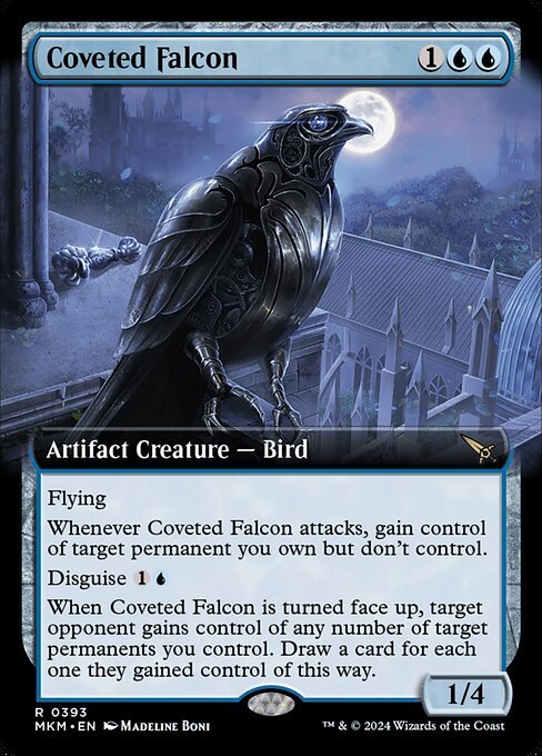 Coveted Falcon (Extended Art) (Foil) - MKM - 393