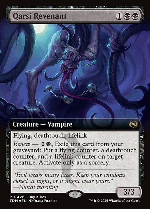 Qarsi Revenant (Extended Art) (Foil) - TDM - 426