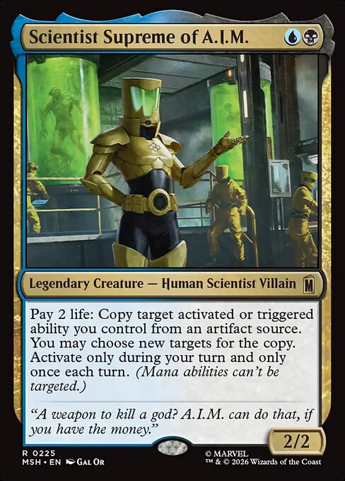 Scientist Supreme of A.I.M. (Foil) - MSH - 225