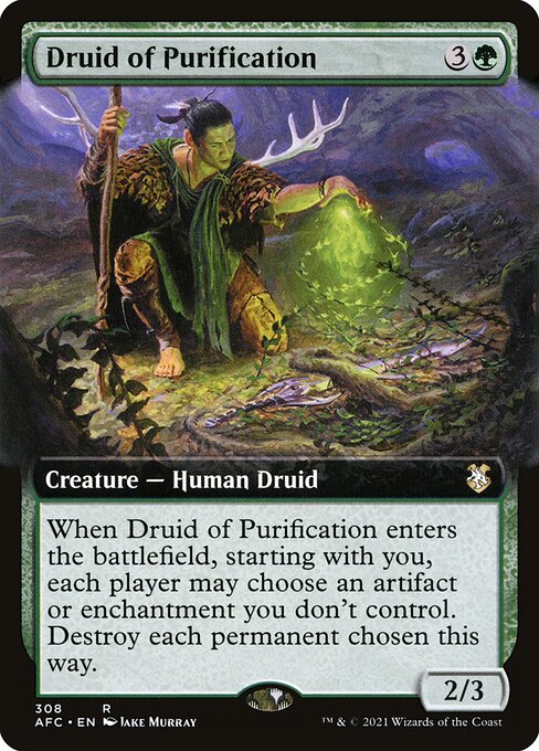 Druid of Purification (Extended Art) - AFC - 308