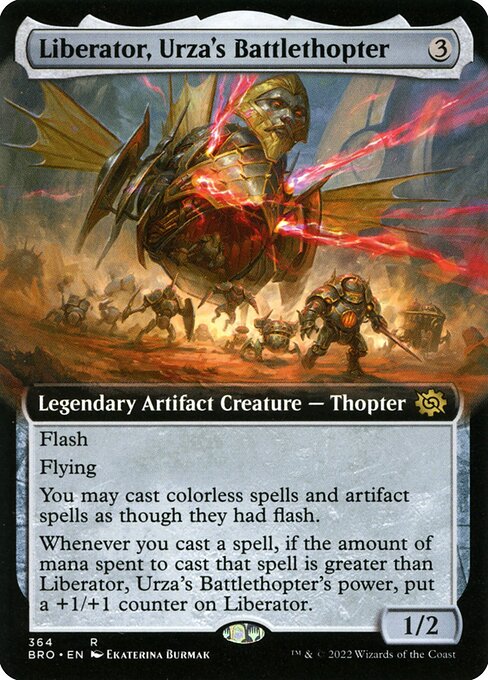 Liberator, Urza's Battlethopter (Extended Art) - BRO - 364
