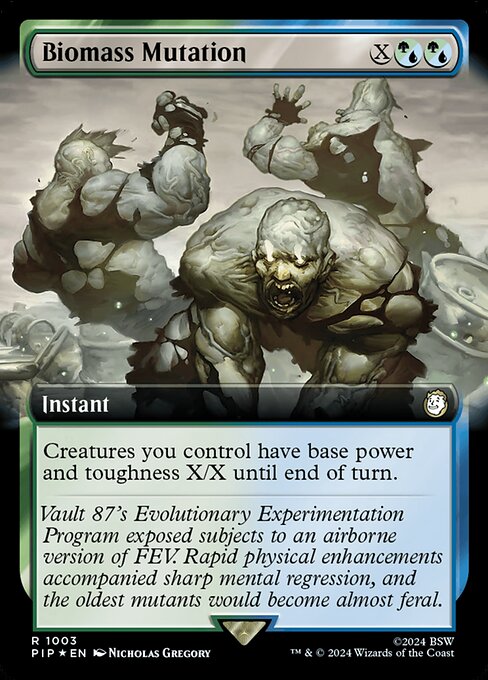 Biomass Mutation (Extended Art) (Surge Foil) - PIP - 1003