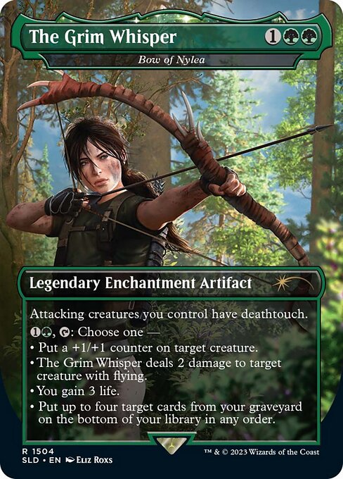 The Grim Whisper - Bow of Nylea (Foil) - SLD - 1504