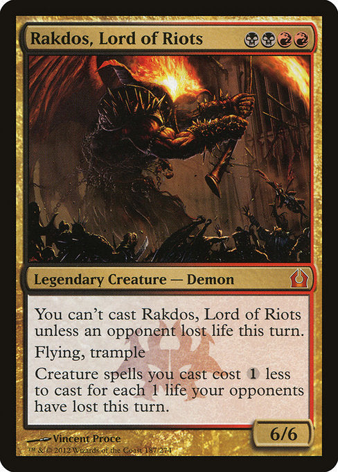 Rakdos, Lord of Riots - RTR - 187