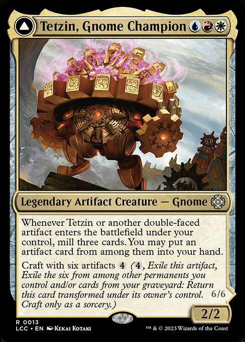 Tetzin, Gnome Champion (Foil) - LCC - 13