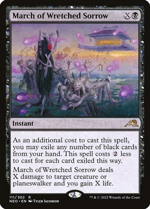 March of Wretched Sorrow (Foil) - NEO - 111