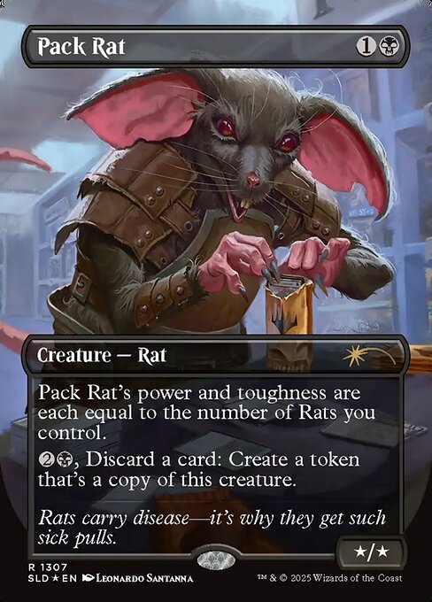 Pack Rat (1307) (Rainbow Foil) - SLD - 1307