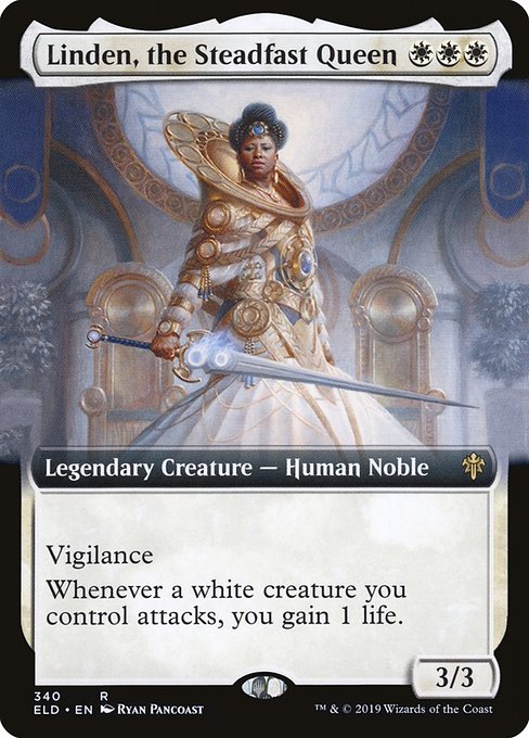 Linden, the Steadfast Queen (Extended Art) - ELD - 340