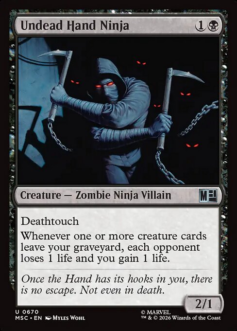 Undead Hand Ninja - MSC - 670