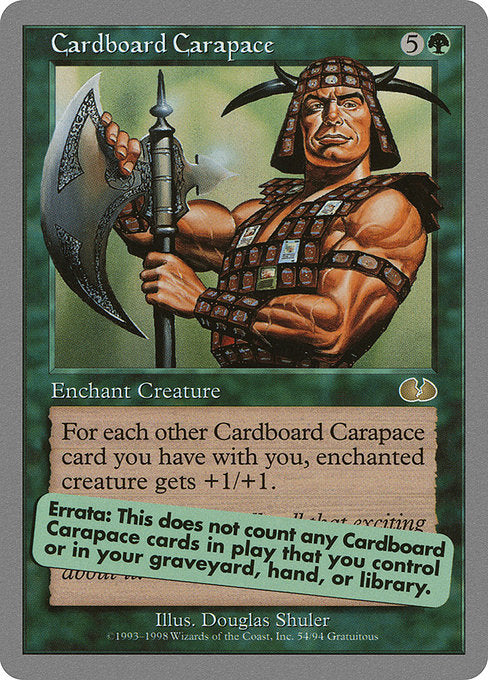 Cardboard Carapace - UGL - 54
