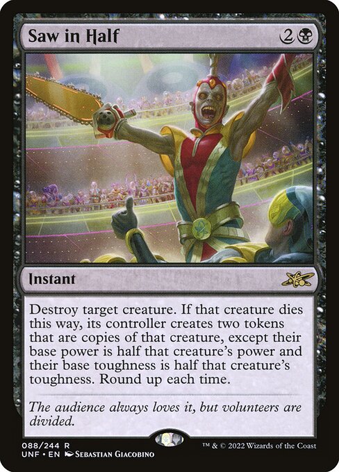 Saw in Half (Foil) - UNF - 88
