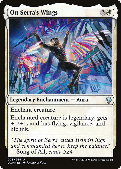 On Serra's Wings (Foil) - DOM - 28
