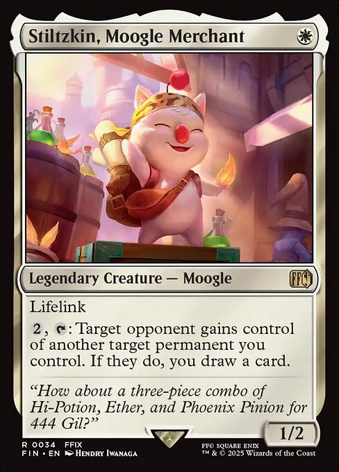 Stiltzkin, Moogle Merchant (Foil) - FIN - 34