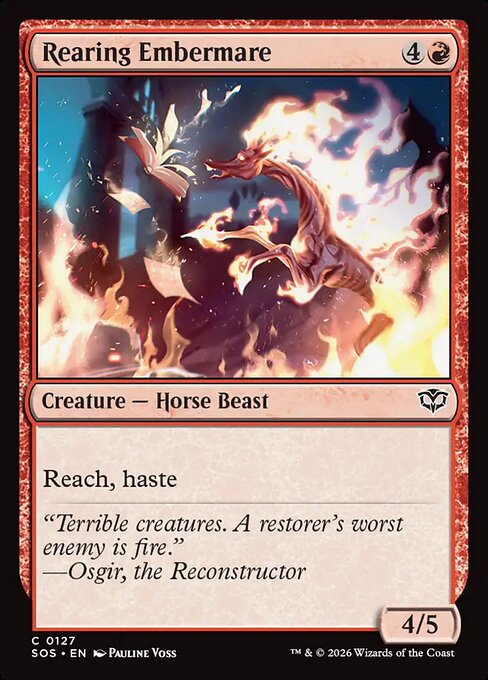 Rearing Embermare - SOS - 127