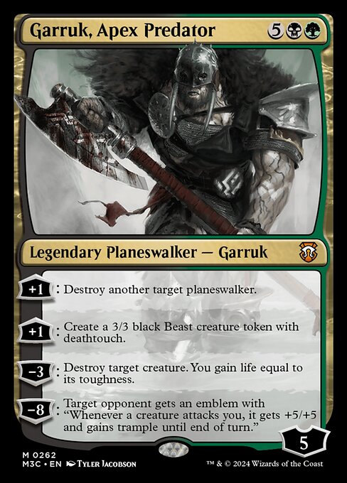 Garruk, Apex Predator - M3C - 262