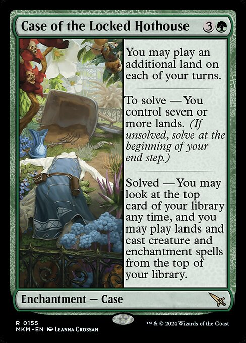 Case of the Locked Hothouse (Foil) - MKM - 155