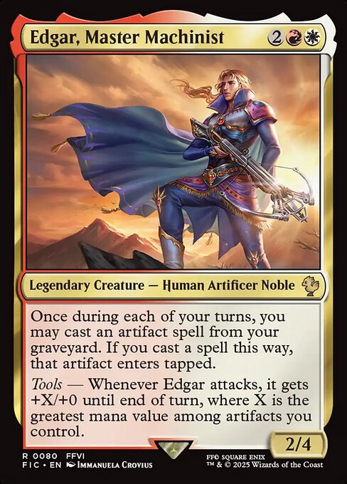 Edgar, Master Machinist - FIC - 80