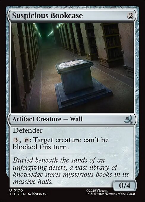 Suspicious Bookcase - TLE - 170