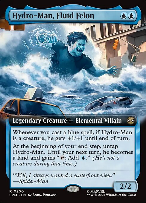 Hydro-Man, Fluid Felon (Extended Art) (Foil) - SPM - 250