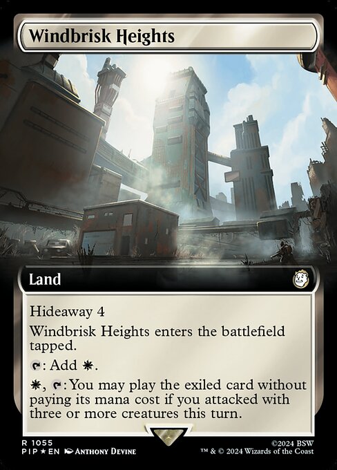 Windbrisk Heights (Extended Art) (Surge Foil) - PIP - 1055