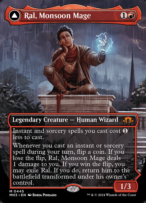 Ral, Monsoon Mage (Borderless) - MH3 - 445