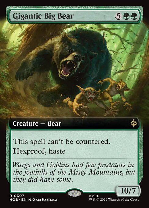 Gigantic Big Bear (Extended Art) - HOB - 307