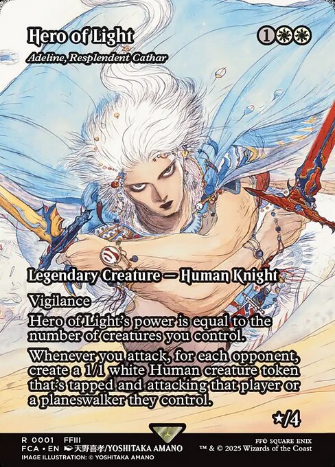 Hero of Light - Adeline, Resplendent Cathar (Showcase) - FCA - 1