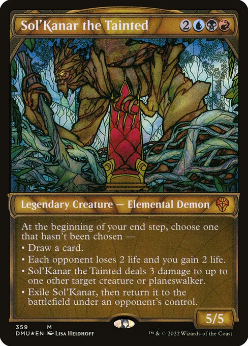 Sol'Kanar the Tainted (Textured Foil) - DMU - 359