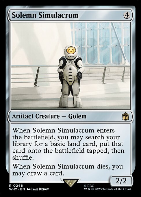 Solemn Simulacrum - WHO - 246